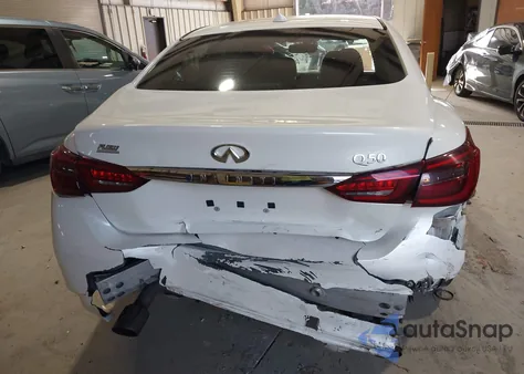 2019 Infiniti Q50 3.0T Luxe z USA, uszkodzony, nr VIN JN1EV7AP0KM518605